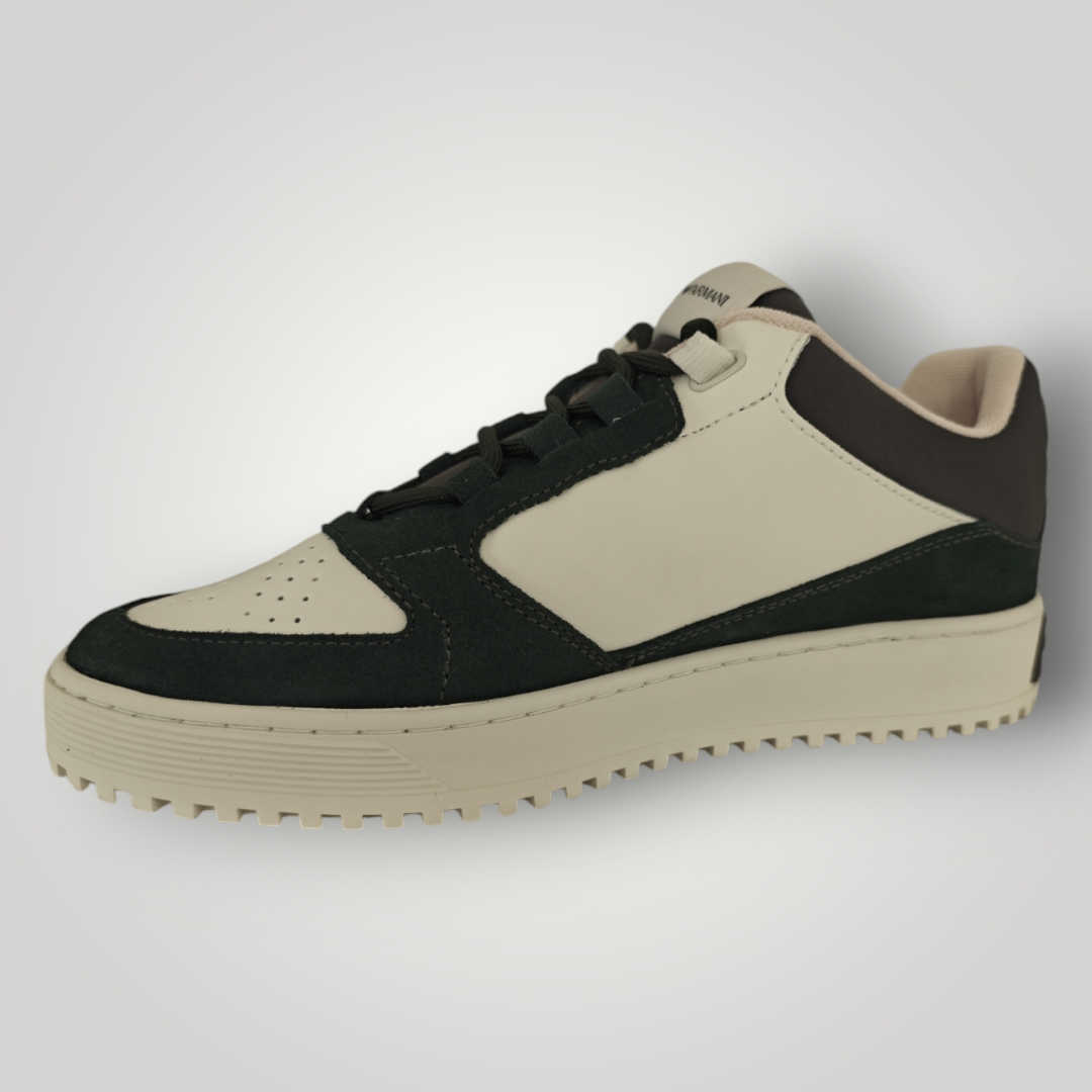 Sneakers Emporio Armani in Pelle Verdi - immagine 4