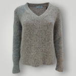 Maglia a V Gran Sasso in Misto Alpaca