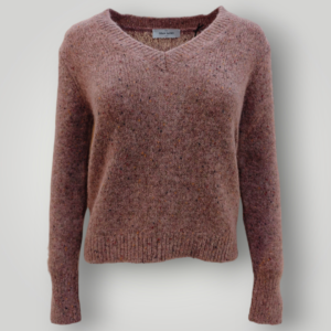 Maglia a V Gran Sasso in Misto Alpaca