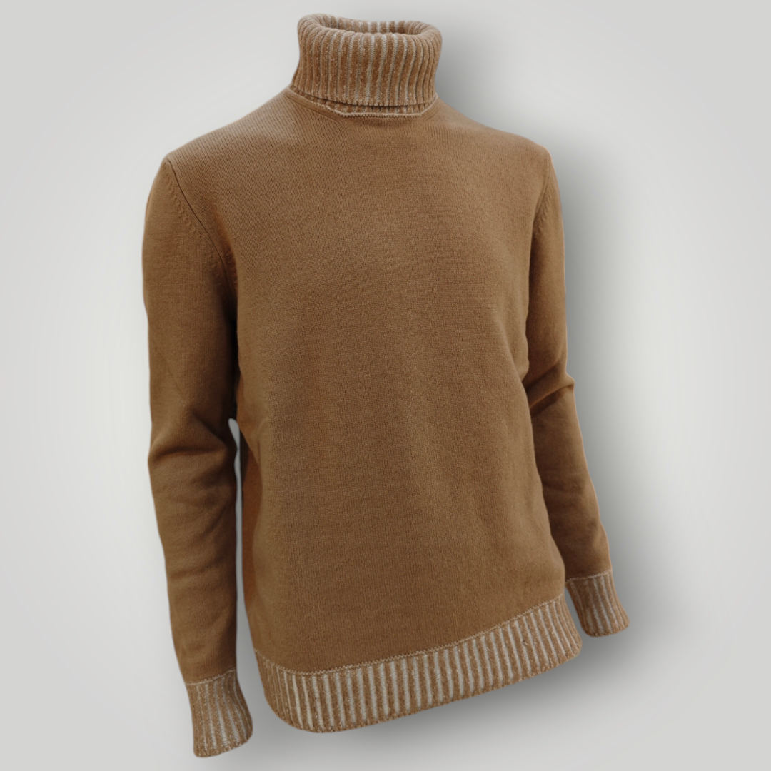 Maglia a Collo Alto Gran Sasso in Lana