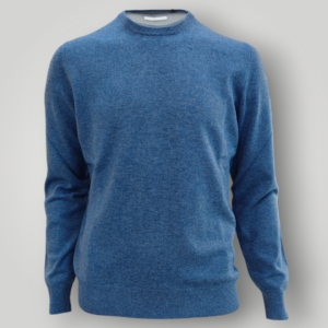 Maglia Gran Sasso in Lana e Cashmere Azzurra