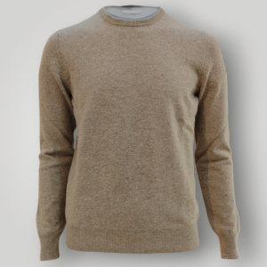 Maglia Gran Sasso Nocciola in Lana e Cashmere