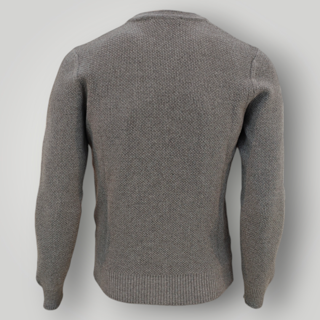 Maglia Gran Sasso in Lana Merinos Tortora - immagine 4