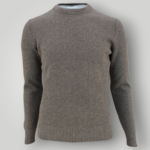 Maglia Gran Sasso in Lana Merinos Tortora