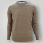 Maglia in Lana e Cashmere Nocciola