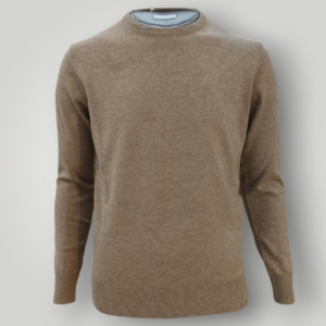 Maglia in Lana e Cashmere Nocciola