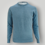 Maglia in Lana e Cashmere Avio