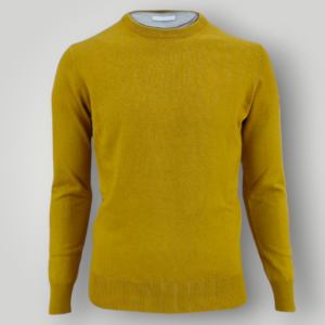 Maglia in Lana e Cashmere Senape