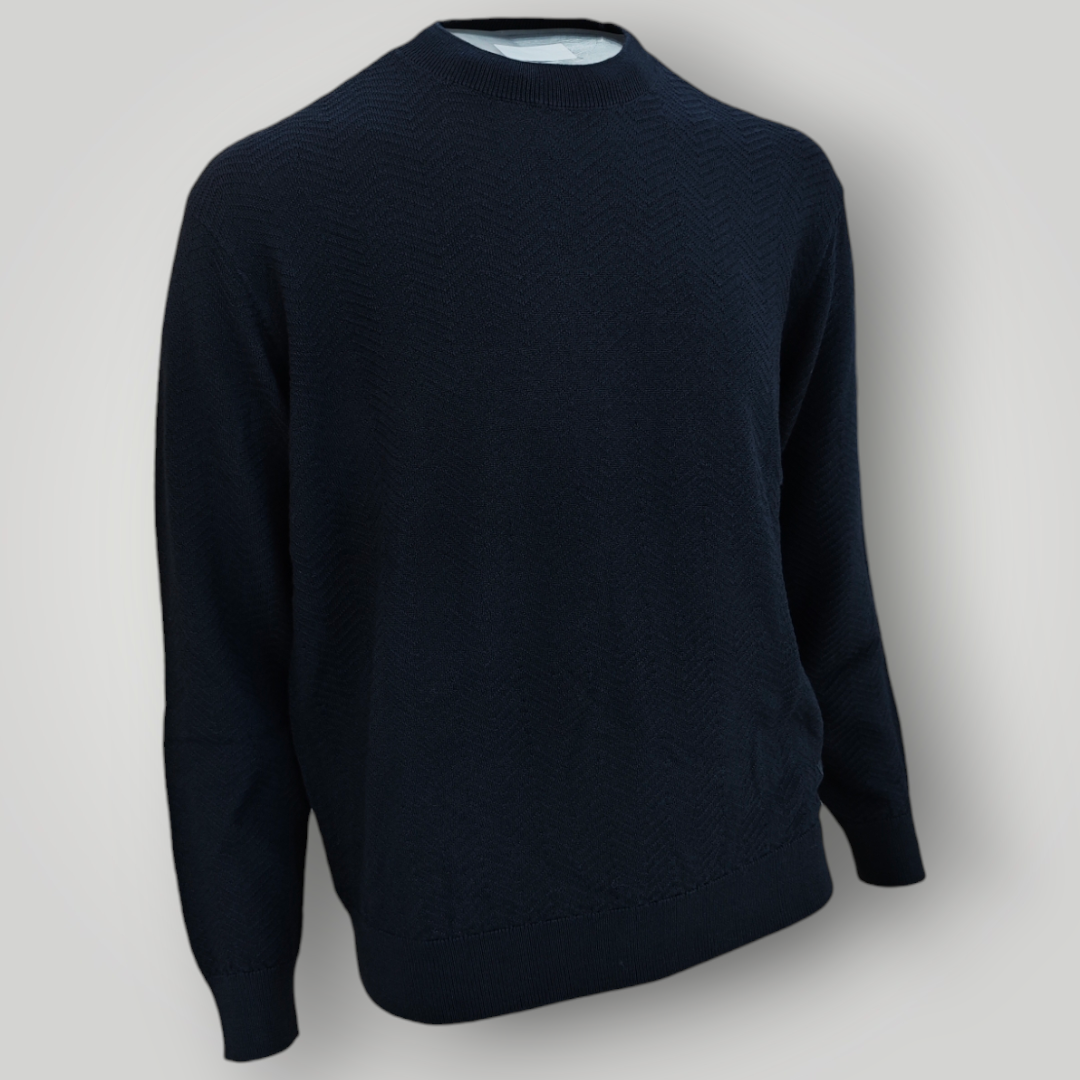 Maglia in Lana Emporio Armani Blu Navy