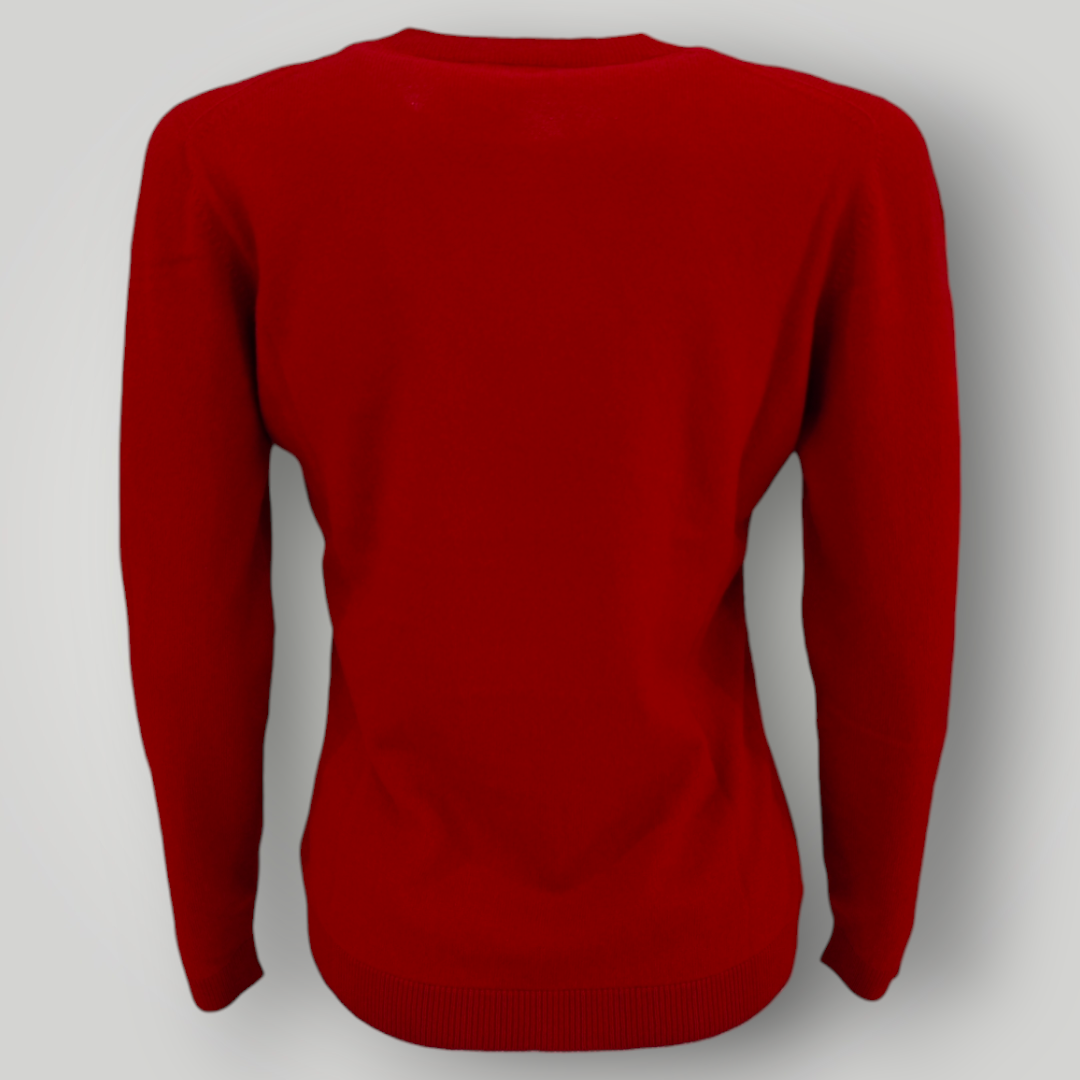Maglia Gran Sasso in Lana e Cashmere Rossa - immagine 5