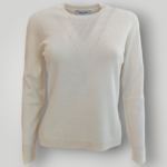 Maglia Gran Sasso in Lana e Cashmere Bianca