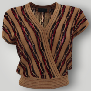 Gilet a Incrocio Nenette Malva