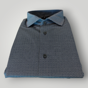 Camicia Emporio Armani Blu in Fantasia