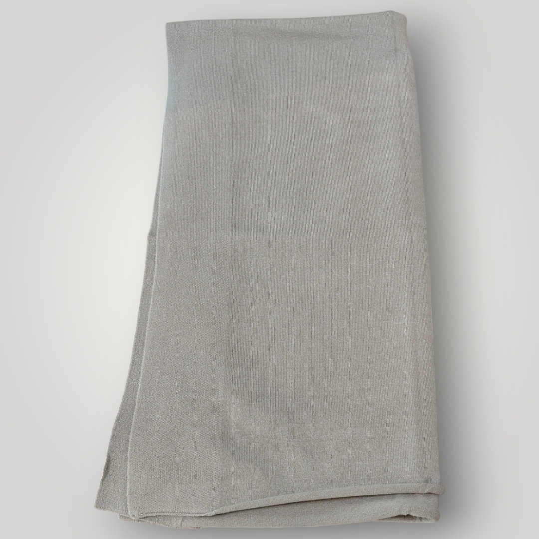 Sciarpa Grigia in Lana e Cashmere