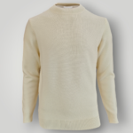 Maglia in Lana Merinos Bianca