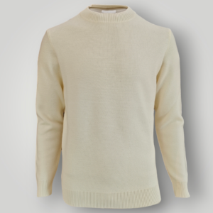Maglia in Lana Merinos Bianca