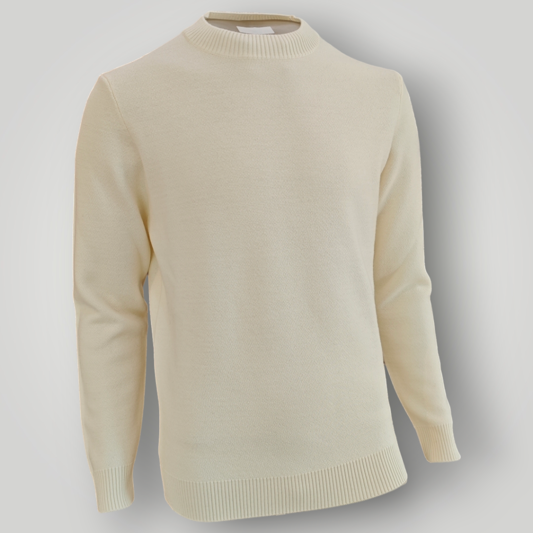 Maglia in Lana Merinos Bianca