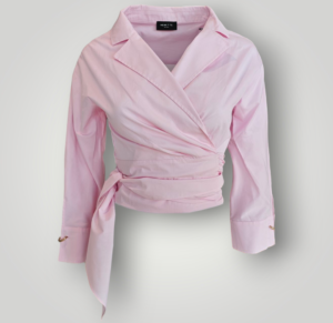 Blusa in Popeline Nenette Rosa
