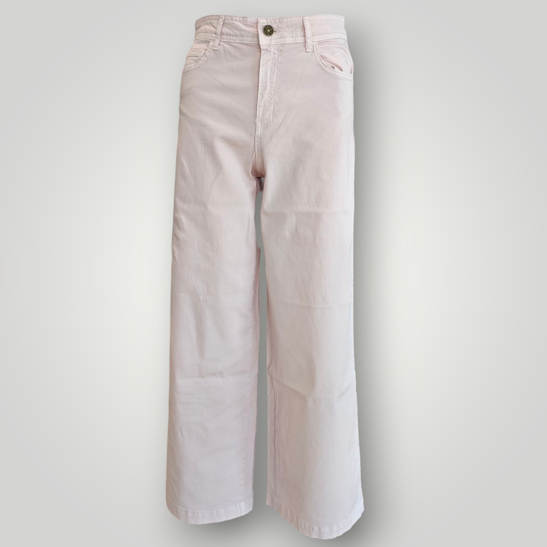 Pantalone in Cotone Nenette Sempione Rosa - immagine 3
