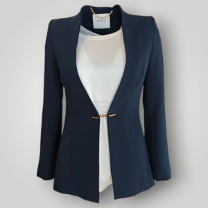 Giacca in Cady Nenette Blu Navy