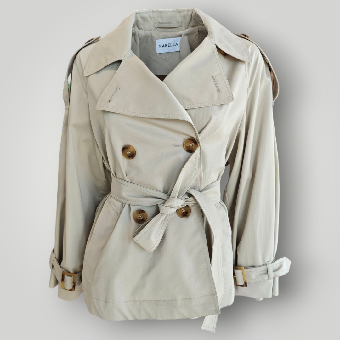 Trench Corto Marella Sabbia