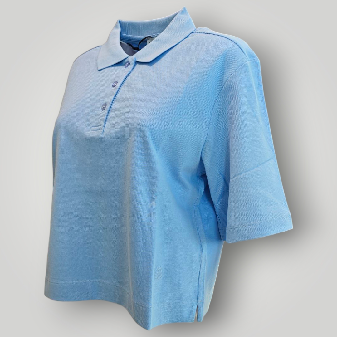 Polo in Cotone Marella Sport Celeste - immagine 3