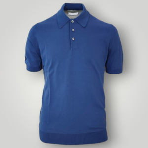 Polo in Cotone Gran Sasso Blu