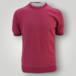 T-Shirt in Cotone Gran Sasso Corallo