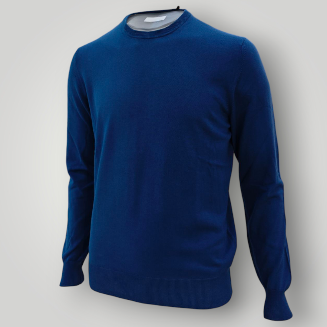 Maglia in Cotone Gran Sasso Azzurra - immagine 3