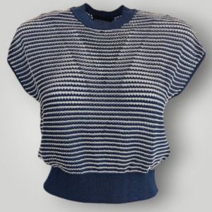 Maglia Emporio Armani Blu Traforata