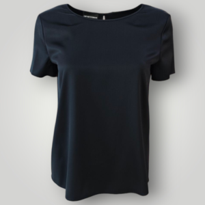 Blusa Emporio Armani in Seta Blu