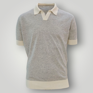 Polo in Lino e Cotone L.B.M. 1911 Grigia