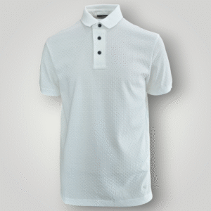 Polo Emporio Armani in Jersey Bianca