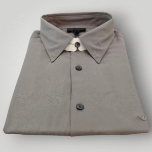 Camicia Emporio Armani Tortora