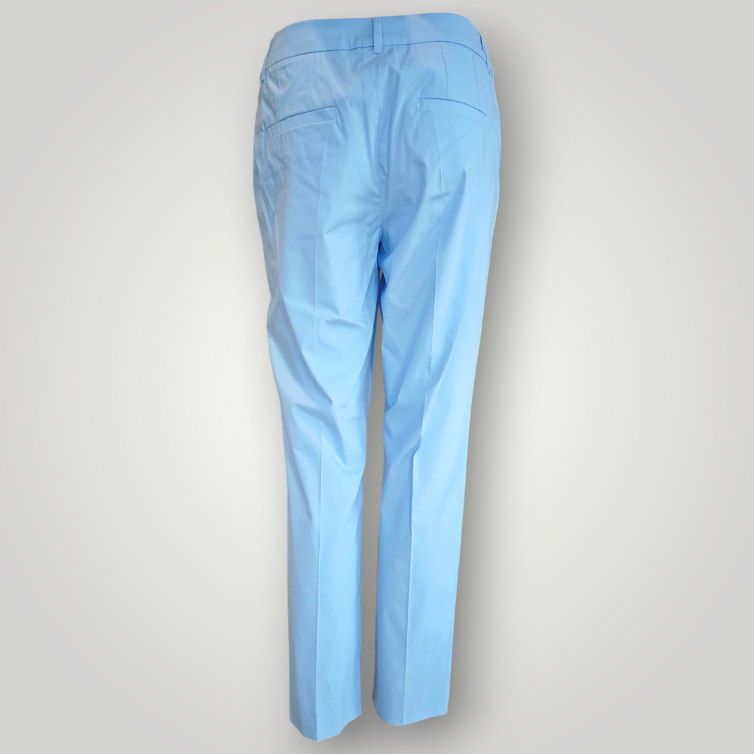 Pantalone in Cotone Marella Celeste - immagine 4