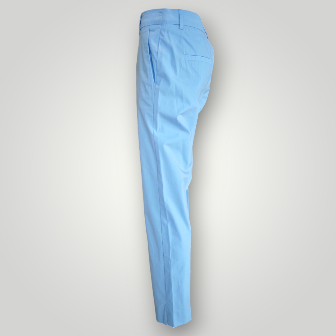 Pantalone in Cotone Marella Celeste - immagine 3