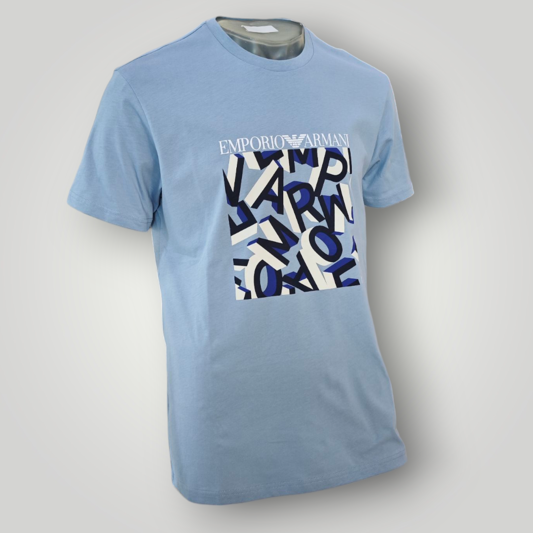 T-Shirt Emporio Armani Celeste