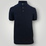 Polo Emporio Armani in Jersey Blu Navy