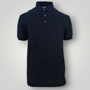 Polo Emporio Armani in Jersey Blu Navy