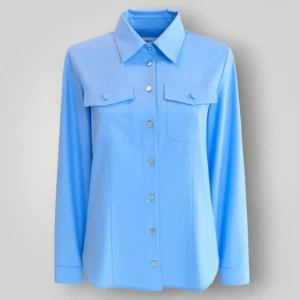 Camicia in Cotone Marella Sport Celeste