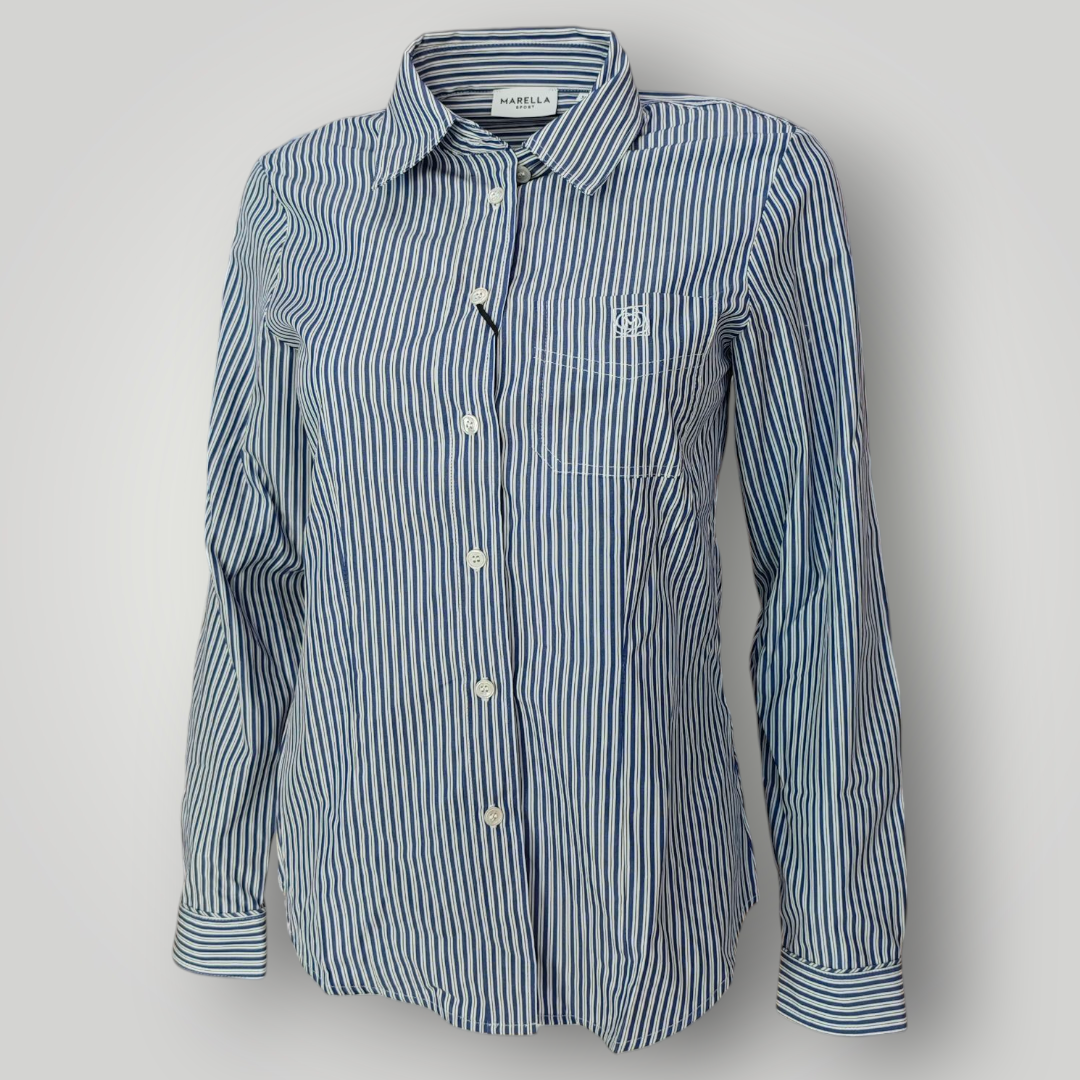 Camicia in Cotone Marella Sport a Righe - immagine 3