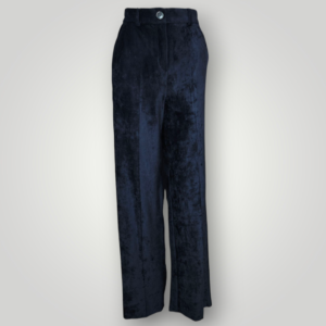 Pantalone Marella in Velluto Blu Notte