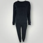 Tuta in Ciniglia Emporio Armani Nera