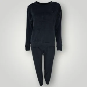 Tuta in Ciniglia Emporio Armani Nera