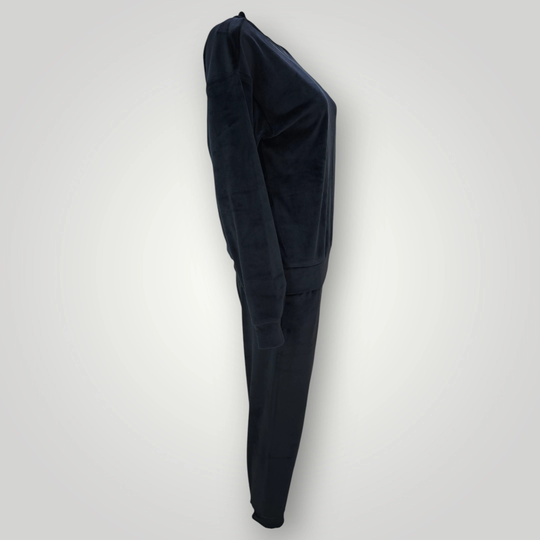 Tuta in Ciniglia Emporio Armani Nera - immagine 4