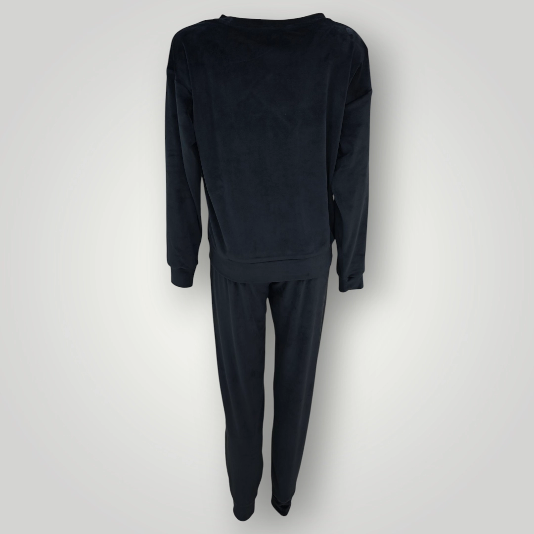 Tuta in Ciniglia Emporio Armani Nera - immagine 5