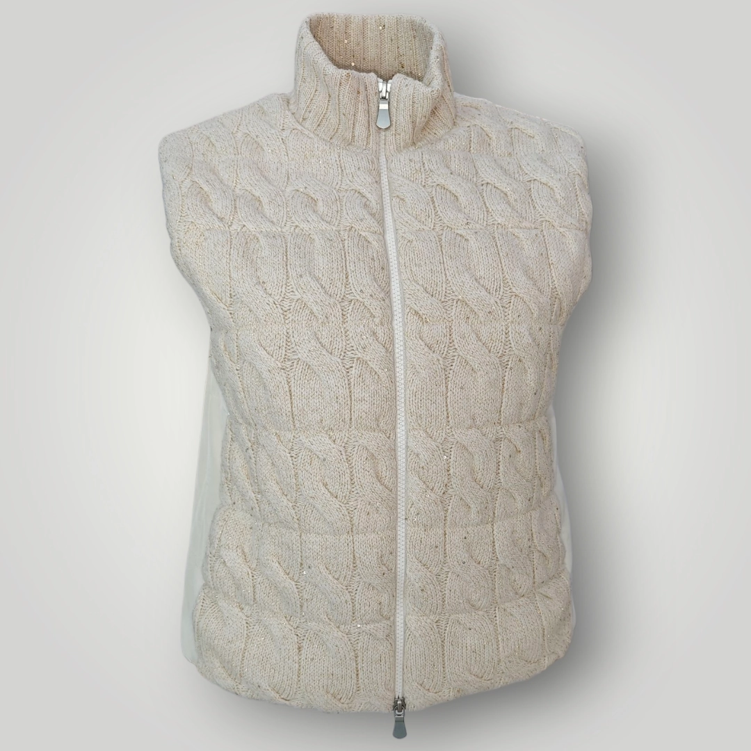 Piumino Smanicato in Maglia Gran Sasso