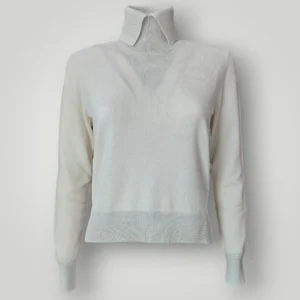 Lupetto Bianco Gran Sasso con Lurex