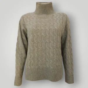 Maglia a Trecce Marella Tortora