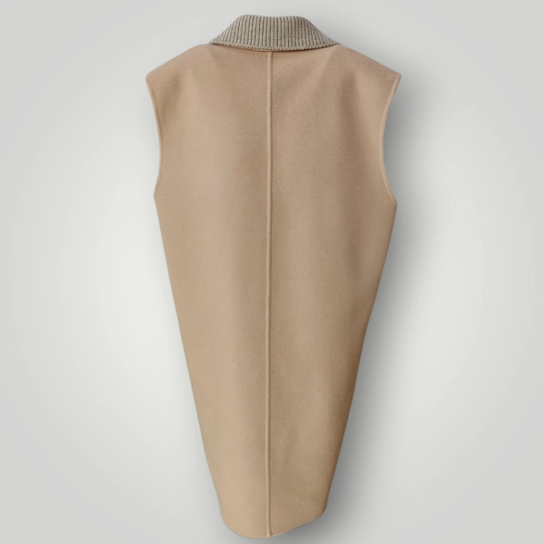 Cappotto Smanicato Gran Sasso Cammello